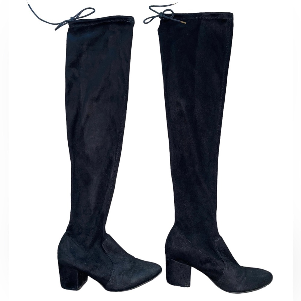 Charlotte Russe Over-The-Knee Black Boots - Picture 5 of 9